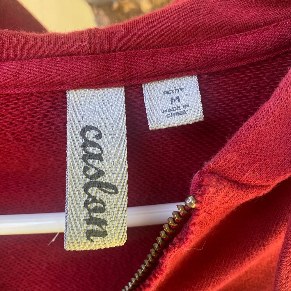 Women's Red Caslon Sweatshirt Size Medium - Picture 2 of 10
